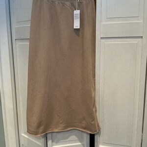 Eileen Fisher Tan Midi Skirt
